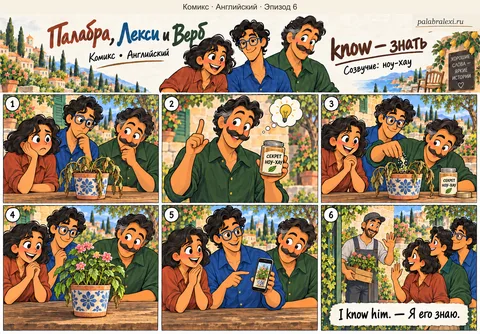 Английский, эпизод 6: know — знать. Ноу-хау — секрет, который знаешь только ты: знать, как сделать, дороже денег.